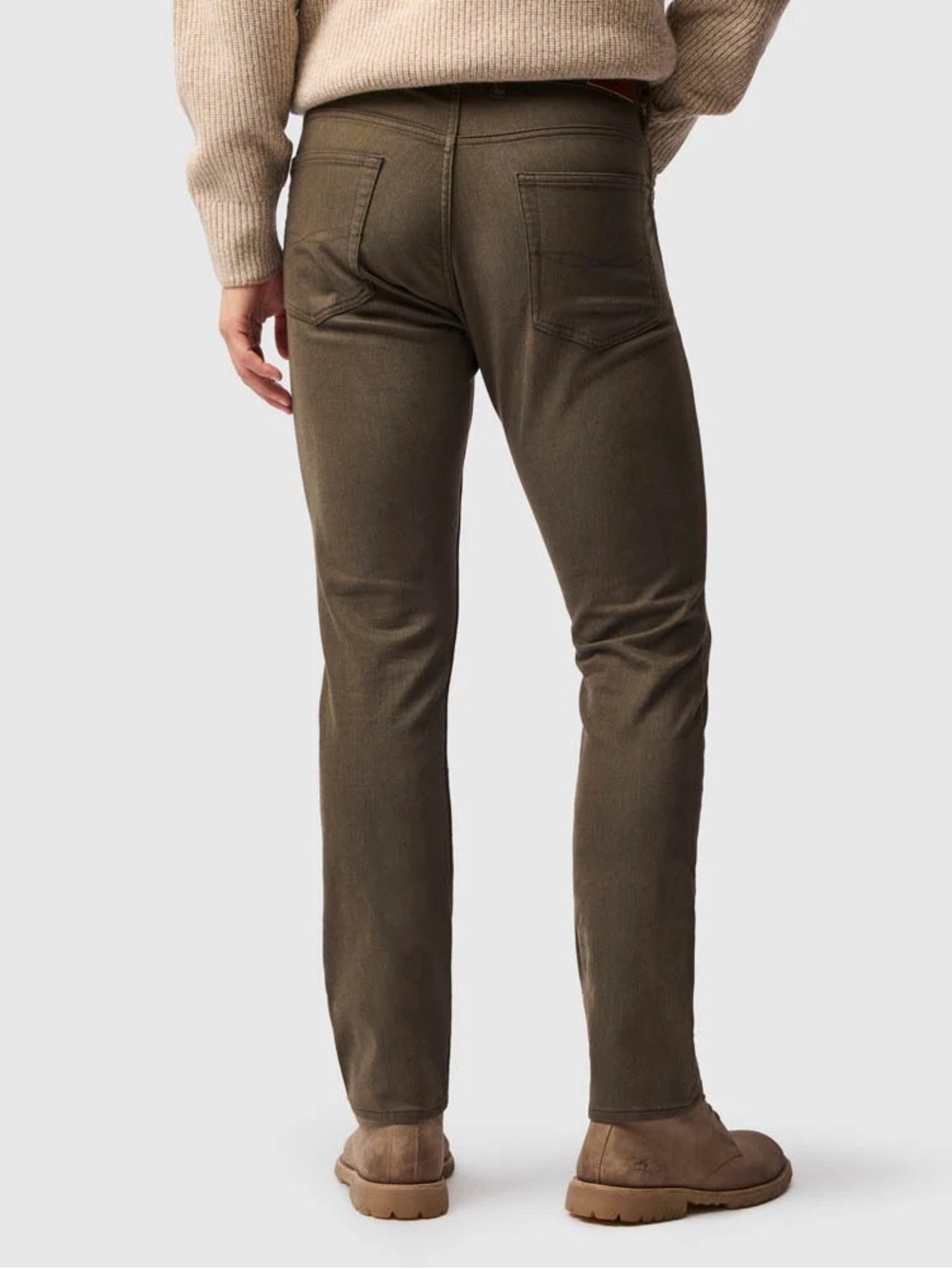 RODD & GUNN Straight Leg Olive Green Men's Jeans w Stretch